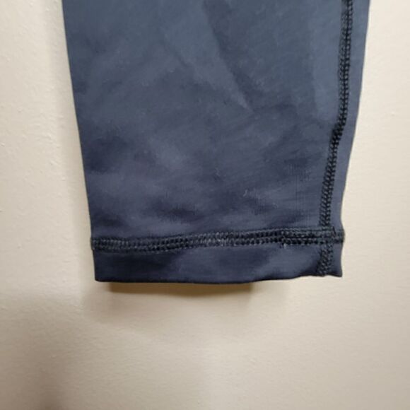 Adidas Climalite Stretch Logo Leggings Black Green Size Small - Picture 7 of 10